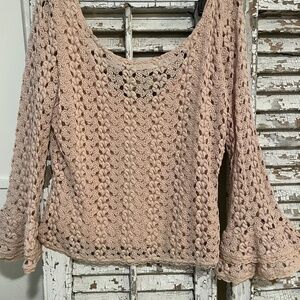 Free People Crochet Top Vintage